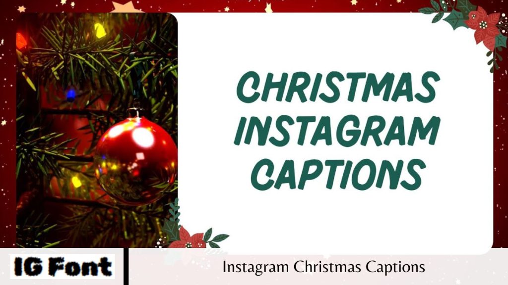 Instagram Christmas Captions