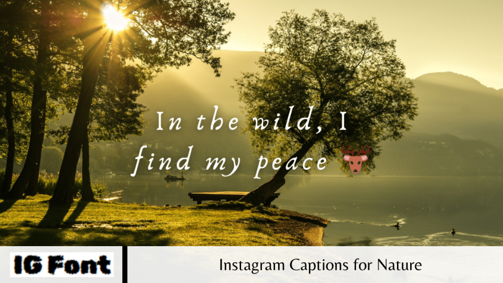 Instagram Captions for Nature